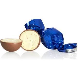 Chokolade kugle blå - flødechokolade m/yoghurt