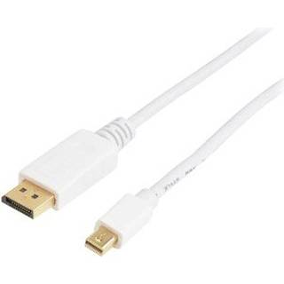 Prokord Displayport Kabel 3m. Mini Displayport Displayport Hvid