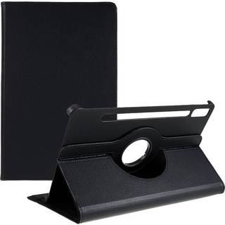 Lenovo Tab P11 Pro Gen. 2 Klassisk Læder Flip Cover m. 360⁰ Ståfunktion - Sort
