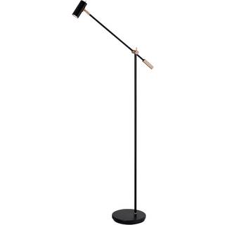 Cato Gulvlampe Mat Sort/Messing - Belid