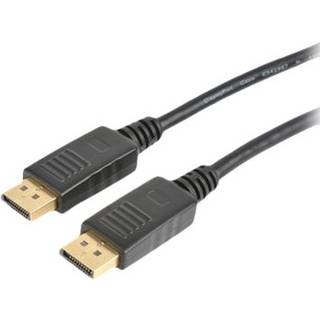 Prokord Displayport Kabel 5m. Displayport Displayport Sort