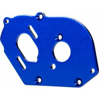 Traxxas - TRX9490 - Plate, motor, blue (3.2mm thick) (aluminum)