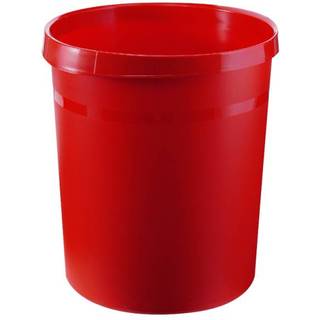 Papirkurv, 18 l, rød kildesortering mulig