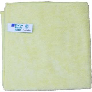 Puri-Line basic mikrofiberklud Svanemærket 40x40cm gul