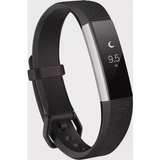 Fitbit Alta/HR armbånd i silikone - sportsmodel (S) - sort