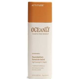 Attitude Oceanly Light Coverage Foundation Stick Titanium Dioxide-Free EWG Verified Plastic-Free Vegan & Cruelty-Free Makeup Caramel 0,42 ounces