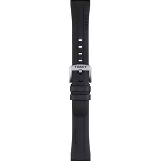 Tissot T852.044.545 Uhrenarmband 20 mm Kautschuk Schwarz