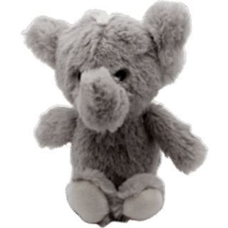 BeKids Elefant bamse - grå