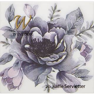 Windsor mønstrede servietter 25x25 cm 20-pak (På lager i butik)