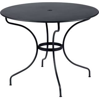Fermob - Opéra+ Table Ø 96 cm, Anthracite - Udendørs spiseborde - Studio Fermob - Grå - Metal