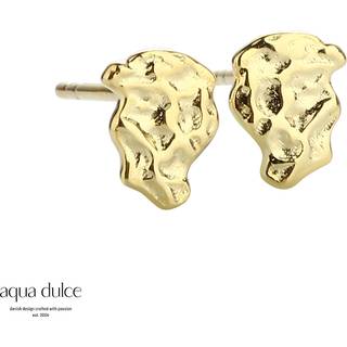 SMALL WAVE EARSTUD | GOLDEN