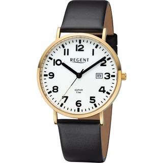 Regent 11100309 Herrenuhr mit Saphirglas Leuchtzifferblatt
