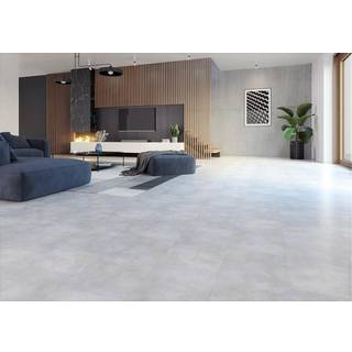 BiClick vinyl klikgulv - Alpi lys beton flise