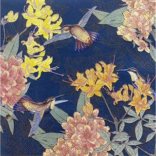 Windsor mønstrede servietter 33x33 cm 20-pak (På lager i butik)