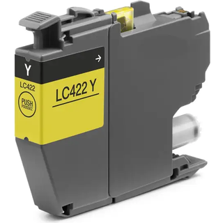 Kompatibel blækpatron Brother LC 422 gul 11 ml