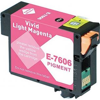 Kompatibel blækpatron Epson T7606 - C13T76064010 lys magenta 29,5 ml