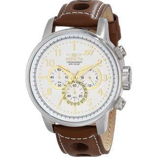 Invicta 16010 Hvid/Læder Ø48 mm