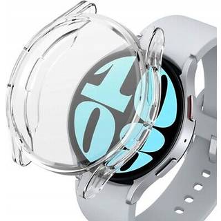 Samsung Galaxy Watch 6 (40mm) TECH-PROTECT Defense360 Plastik Cover m. Indbygget Skærmbeskytter - Gennemsigtig