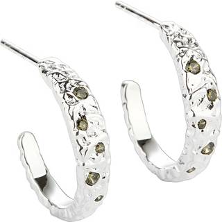 MESS HOOP OLIVE BIG | SILVER