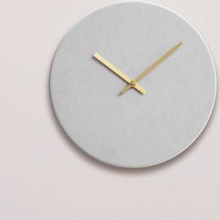 Hemverk Shape vægur 28 cm - light grey