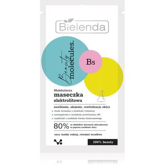Bielenda Beauty Molecules Fugtende ansigtsmaske har en beroligende virkning 8 g - 8 g