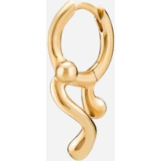 Maria Black Brain Jelly Huggie Ørering Single 18 kt. Forgyldt Sølv 100976YG - Dame - 925 Sterling Silver