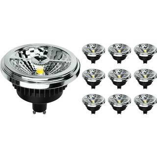 Fordelspakke 10x Noxion Lucent LED spot GU10 AR111 15W 850lm 40D - 930 varm hvid | bedste farvegengivelse - dæmpbar - erstatter 100W