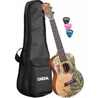 Cascha HH 2610 Art Series Leafy Tenor Ukulele
