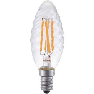 E14 - SPL Twisted Candle - Klar - 250lm - 2200K - CRI 95 - Dæmpbar