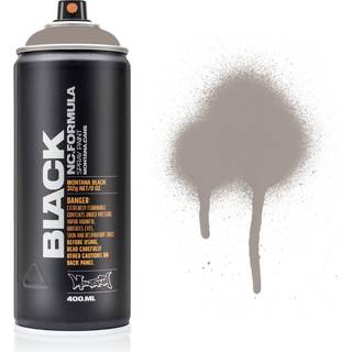 Montana BLACK Spraymaling, 400ml. Industrillor