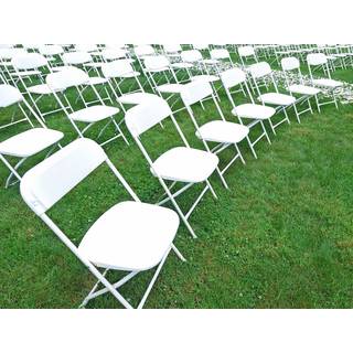 Klapstol Foldestol 44x44x80cm, Hvid, 24 stk.