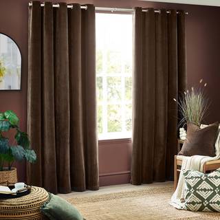 Yard Heavy Chenille Velvet Room Darkening Gardiner til gardinstang229 x 229cm