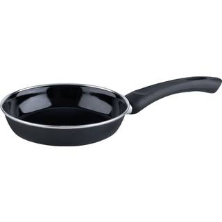 Riess Classic Gourmetpfanne 18 cm - Emaille mit Kunststoffgriff - Schwarz