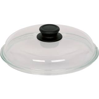 Riess Glasdeckel 28 cm hoch - Kunststoffknauff - Transparent