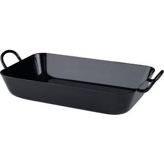 Riess Classic Schwarzemaille Omas Bratpfanne 45 x 26 cm - Emaille - Schwarz