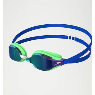 Speedo Elite svømmebriller - Fastskin Speedsocket 2 Mirror - Blå/grøn