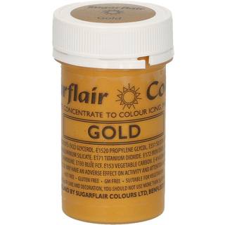 Koncentreret pastafarve satin guld 25 g