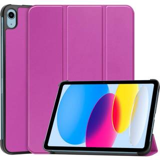 Apple iPad 11" (2025) / iPad 10.9" (2024/2022) Læder Flip Cover m. Stand - Lilla