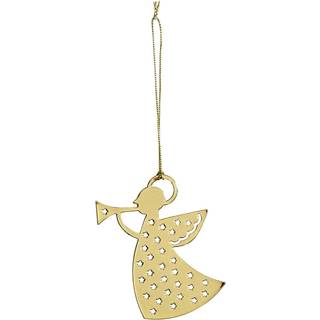 Pluto Design Pluto julepynt metal trumpet-engel, guldfarvet