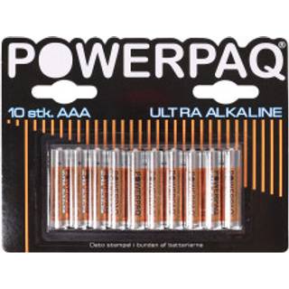 Powerpaq Alkaline LR03 AAA-batteri 10 stk.