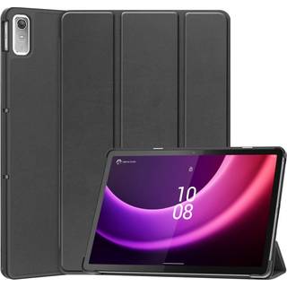 Lenovo Tab P11 Gen. 2 Tri-fold Læder Flip Cover m. Vågeblus Funktion - Sort