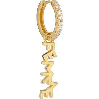Femme Huggie Creol, Guld