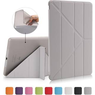 iPad (2018) / iPad (2017) Cover - Fleksibelt Origami Cover - Grå