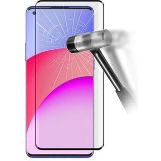Full Cover OnePlus 8 Skærmbeskyttelse Hærdet Glas - 9H, 0.2mm - Sort