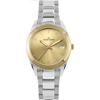 Jacques Lemans Derby 1-1878E - Dame - 34 mm - Analog - Quartz - Mineralglas