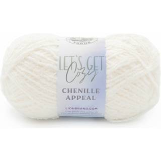 Lion Brand Yarn Chenille Appeal Yarn Coconut Milk