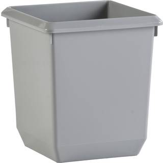 Papirkurv til tungt affald og kildesortering 21 liter grå