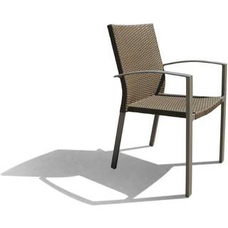 Nevada havestol – rough champagne polyrattan