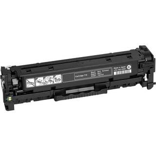 Canon 718BK / 2662B002 sort toner - Kompatibel