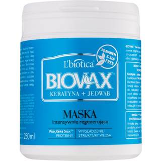 Biovax Keratin & Silk Gendannende maske Til kruset hår 250 ml - 250 ml
